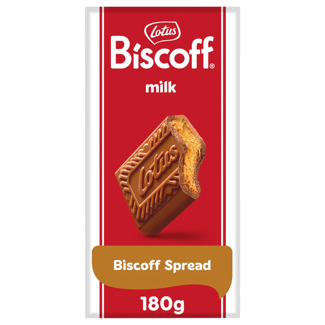 Bar chocolat au lait - Lotus Biscoff